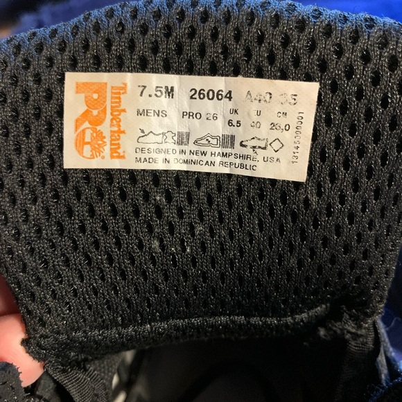 Timberland PRO 26064 TITAN Alloy Safety Toe Work Boots - Black - Size 7.5 M Mens - Picture 9 of 9